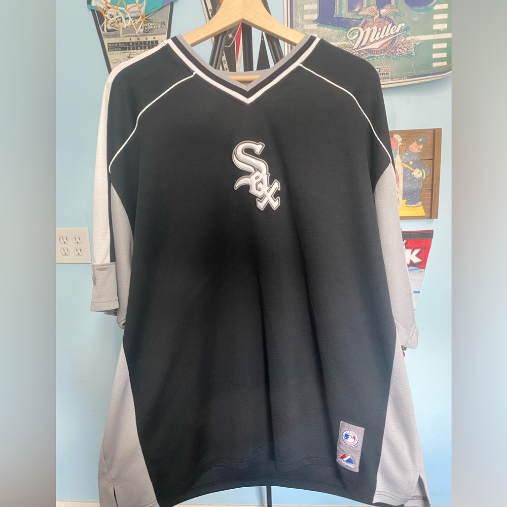 Chicago White Sox Majestic Sewn Pullover Jersey Men's Large